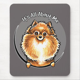Tapis De Souris Pomeranian orange IAAM