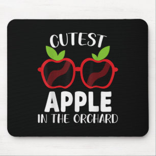 Tapis De Souris Pomme la plus mignonne du verger 2025 Récolte d'au