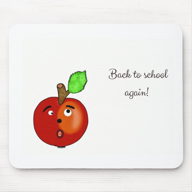 Tapis De Souris Pomme rouge (Devant)