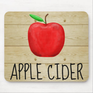 Tapis De Souris Pomme rouge Cider