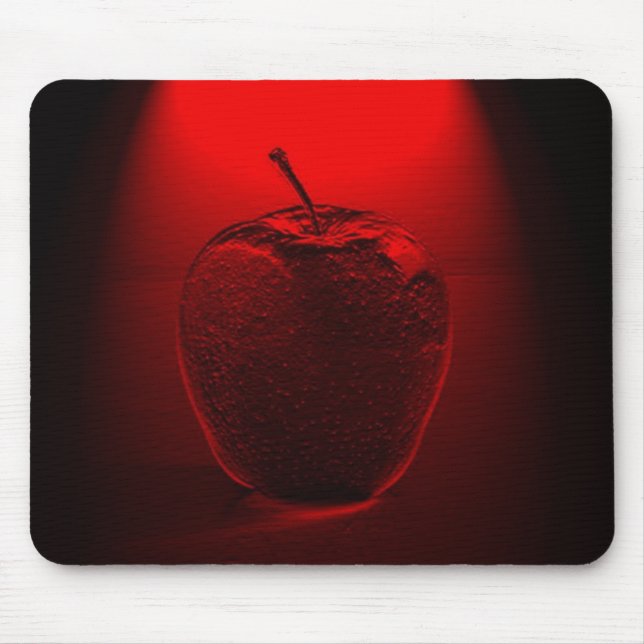 Tapis De Souris Pomme rouge cristallisée Mousepad (Devant)