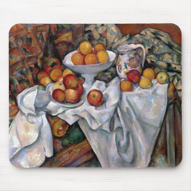 Tapis De Souris Pommes et oranges, Paul Cezanne, 1895-1900 (Devant)