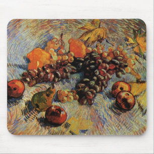 Tapis De Souris Pommes, poires, citrons, raisins de Vincent van Go