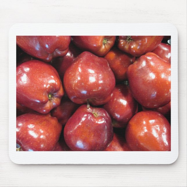 Tapis De Souris Pommes rouges foncées (Devant)