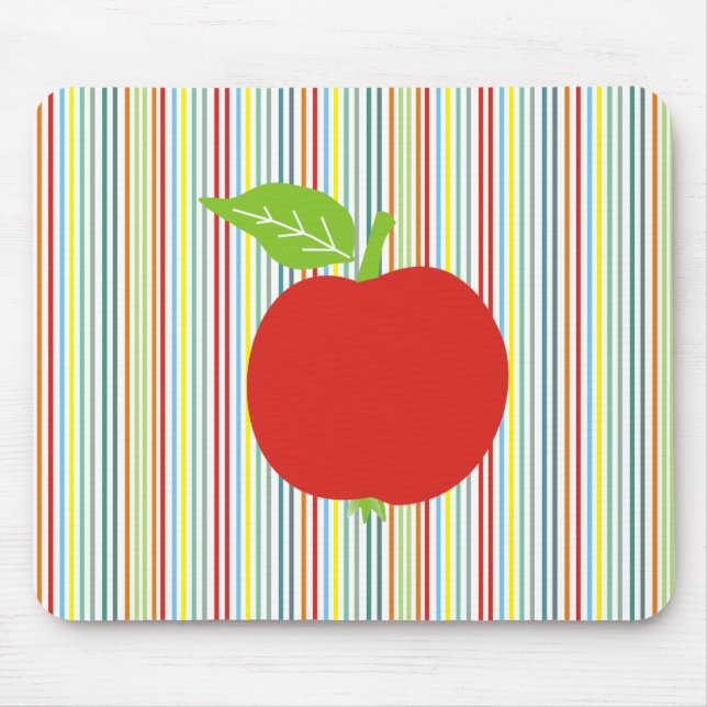 Tapis De Souris Pommes rouges Mousepad (Devant)