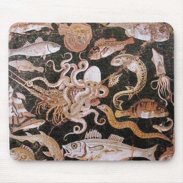 TAPIS DE SOURIS POMPEII COLLECTION / OCEAN - SEA LIFE SCENE (Devant)