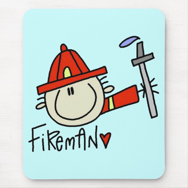 Tapis de souris Pompiers (Devant)