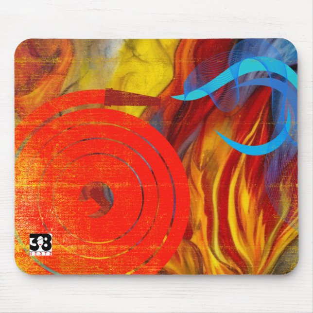 Tapis De Souris Pompiers Flare (Devant)