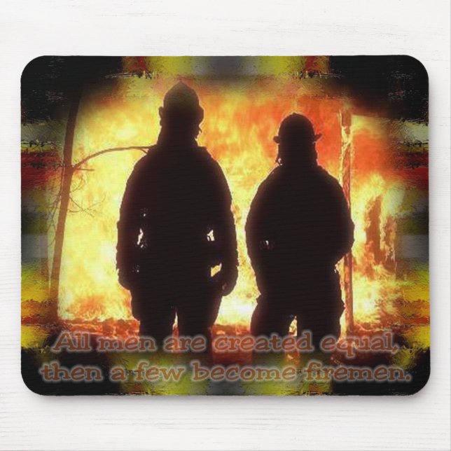 Tapis De Souris Pompiers Mousepad (Devant)