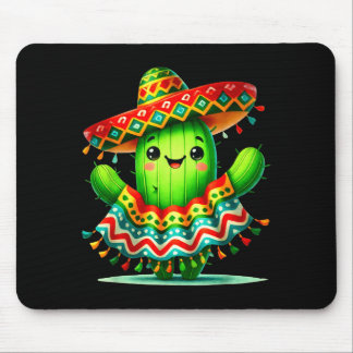Tapis De Souris Poncho drôle de cactus cinq de mayo garçons enfant
