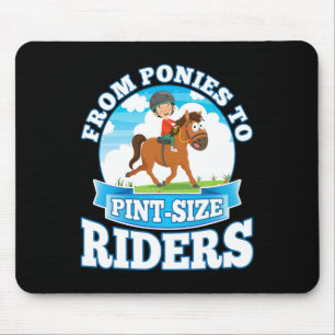 Tapis De Souris Ponies Pour Pint-size Circuits Artistiques Équitat
