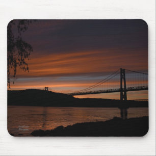 Tapis De Souris Pont au coucher du soleil 2