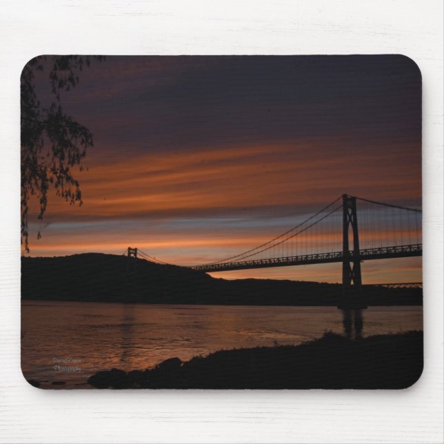 Tapis De Souris Pont au coucher du soleil 2   (Devant)