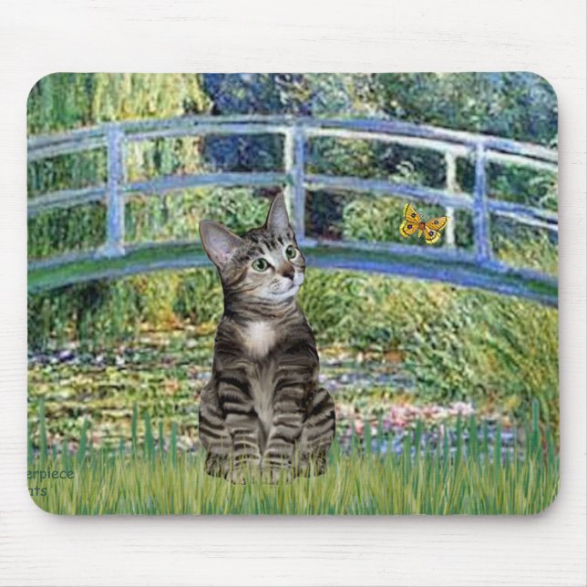 Tapis De Souris Pont - Chat tigré tabby 31 (Devant)