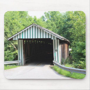 Tapis De Souris Pont couvert de Colville, Paris Kentucky - Mousepa