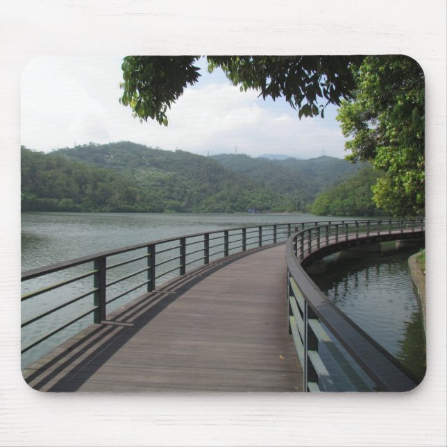 Tapis De Souris Pont cyclable sur l'eau (Devant)