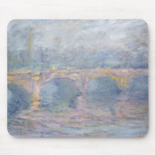 Tapis De Souris Pont de Claude Monet   Waterloo, Londres, au