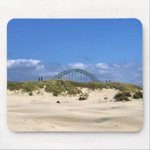 Tapis De Souris Pont de la Baie de Yaquina, Newport, Oregon