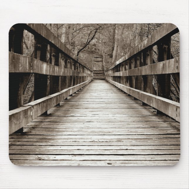 Tapis De Souris Pont en bois Mousepad (Devant)