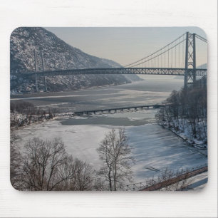 Tapis De Souris Pont en montagne d'ours