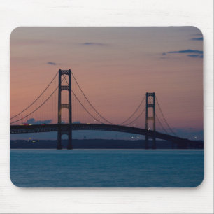Tapis De Souris Pont Mackinac À Dusk