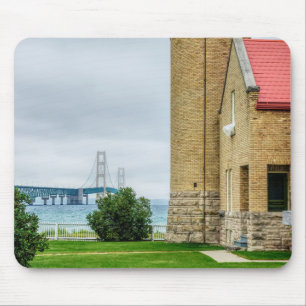 Tapis De Souris Pont Mackinac et phare