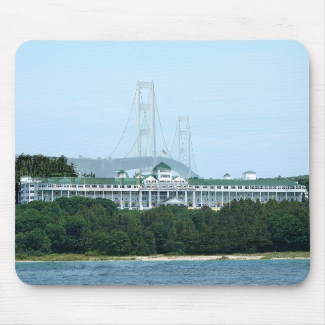 Tapis De Souris Pont Mackinaw Mousepad (Devant)