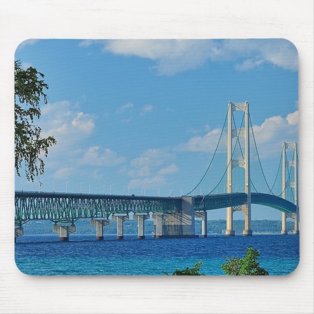 Tapis De Souris Pont Mousepad Mackinac (Devant)