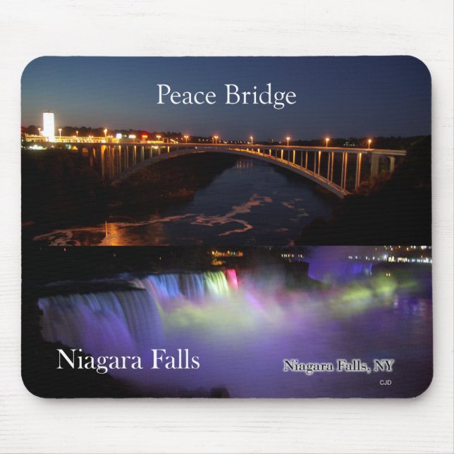 Tapis De Souris Pont Niagara Falls & Peace (Devant)