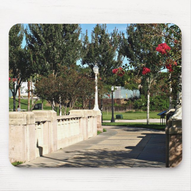 Tapis De Souris Pont piétonnier autour du lac Mirror (Devant)