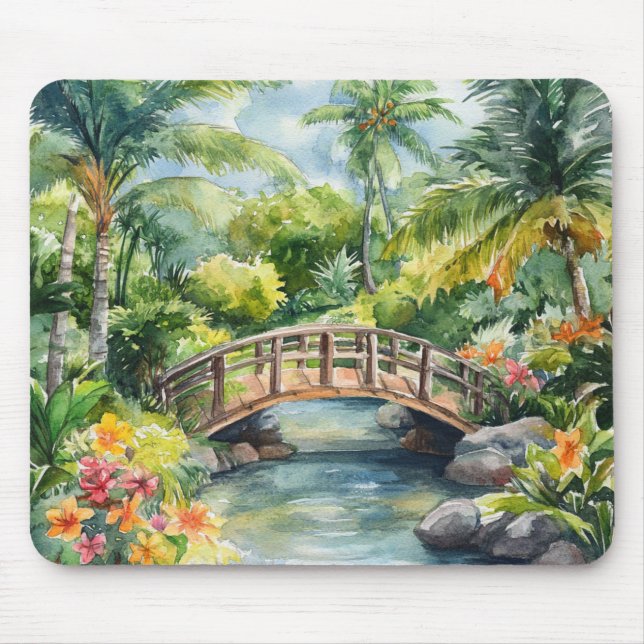 Tapis De Souris Pont Tropical (Devant)