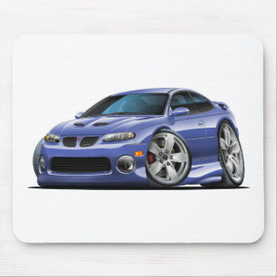 Tapis De Souris Pontiac 2004-06 voiture bleue/grise de GTO