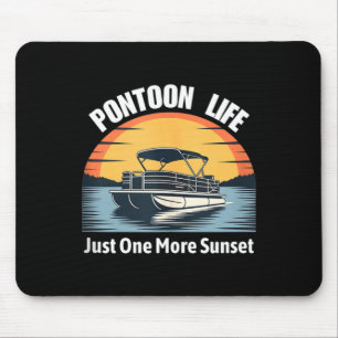 Tapis De Souris Pontoon Life Un Autre Coucher De Soleil Lake Lover