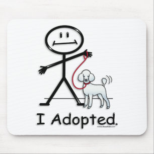 Tapis De Souris PoodleBlanc