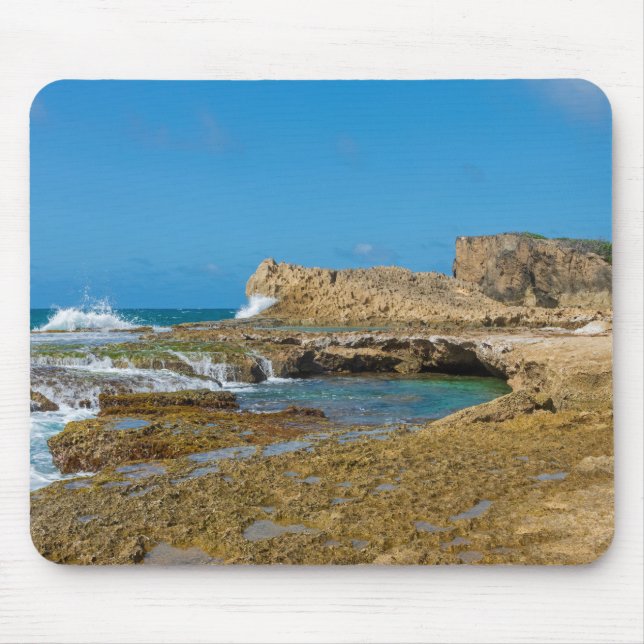 Tapis De Souris Pools à marée et rochers de Punta Las Tunas (Devant)