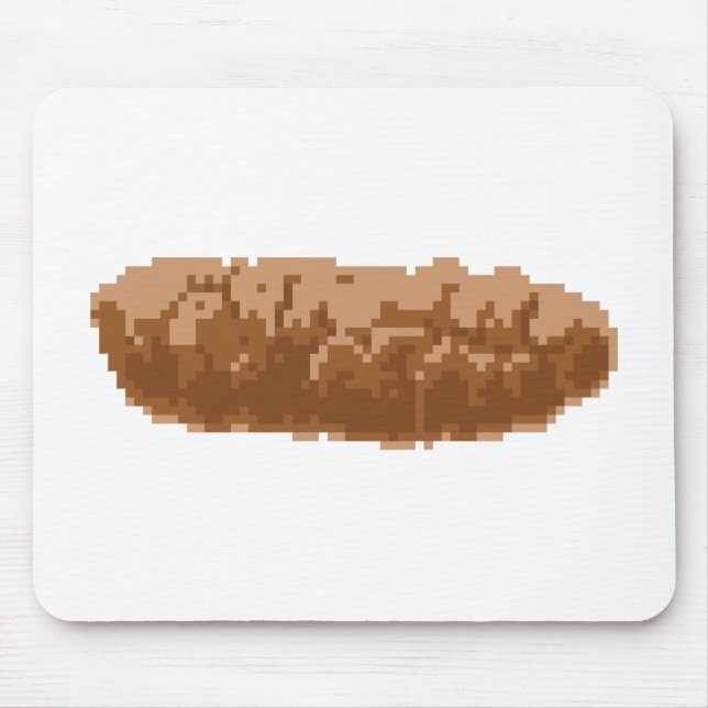 Tapis De Souris Poop à 8 bits (Devant)