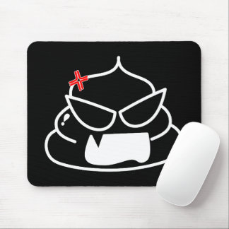 Tapis De Souris Poop en colère - Brootsch le PooPoo