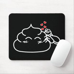 Tapis De Souris Poop in Love - Brootsch le PooPoo