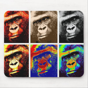 Tapis De Souris Pop Art Gorillas