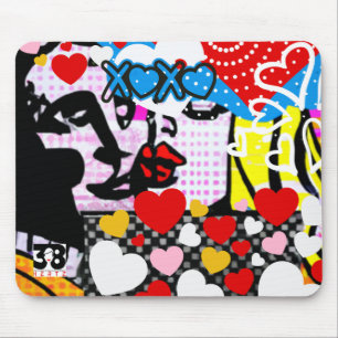 Tapis De Souris Pop Art Valentine