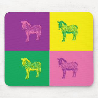 Tapis De Souris Pop Art Zebra