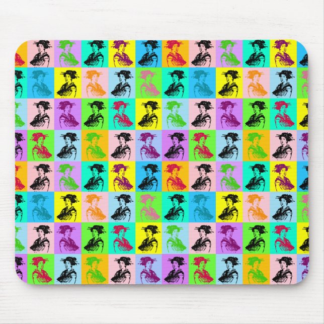 Tapis De Souris Pop Geishas (Devant)