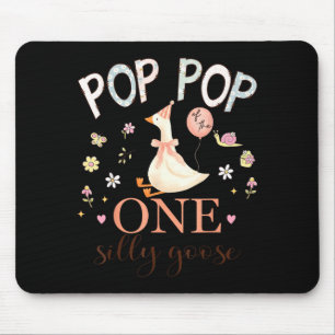 Tapis De Souris Pop pop de la fille stupide d'anniversaire 1 an