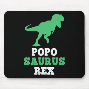 Tapis De Souris Popo-saurus Rex Dino Dinosaure Drôle Poposaurus 