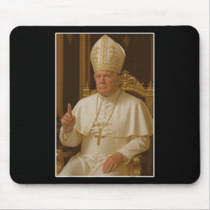 Tapis De Souris Popo Trump Église du Vatican Pape Trump Funny Chri