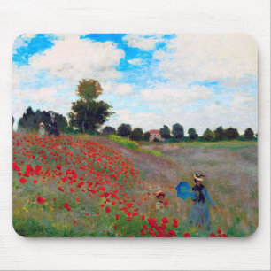 Tapis De Souris Poppy Field, Monet