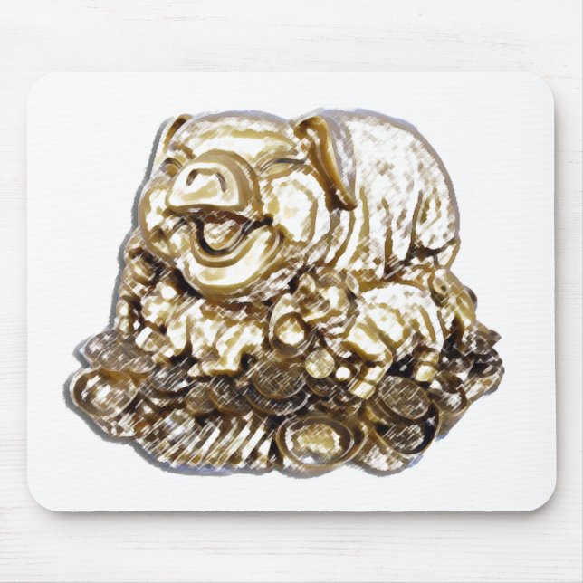 Tapis De Souris Porc de Feng Shui (Devant)