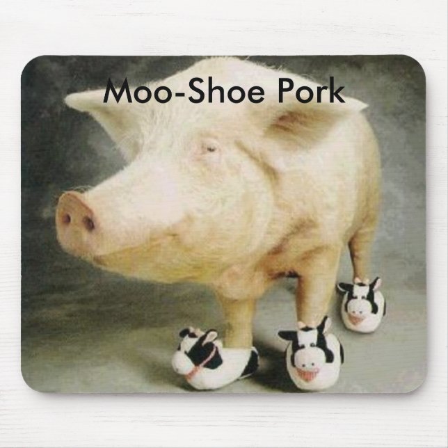 Tapis De Souris Porc de MOO-Chaussure (Devant)