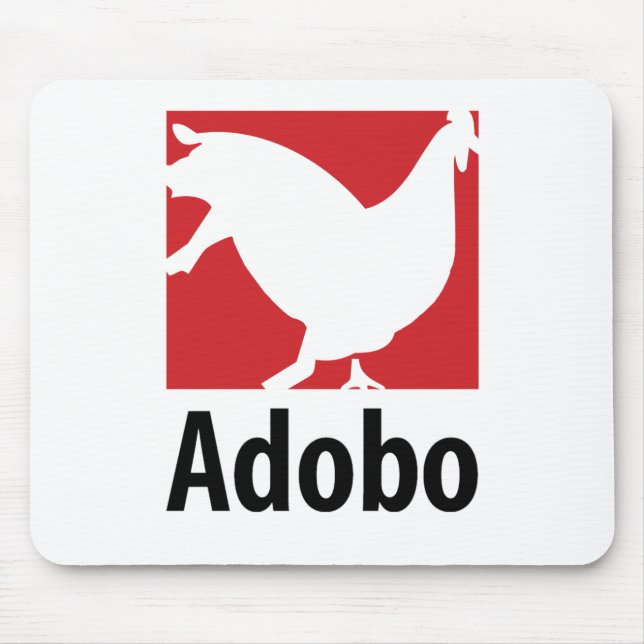Tapis De Souris Porc de poulet d'Adobo (Devant)