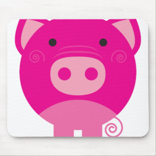 Tapis De Souris Porc rose